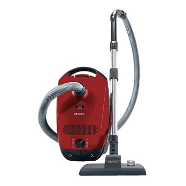 Miele Classic C1 EcoLine – Bodenstaubsauger mit Beutel, hoher Saugleistung, Universal-Bodendüse und großem Aktionsradius – Mangorot im Sale